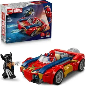 Coche de Spider-Man vs. Venomizado Lobezno LEGO Marvel