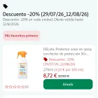 Descuento del 20% en cada unidad. Oferta válida.
