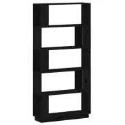 Estantería separadora de pino 80x25x163,5 cm en colores natural, blanco o gris