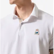 Polo blanco hombre Tribord Sailing 100, tallas y colores.
