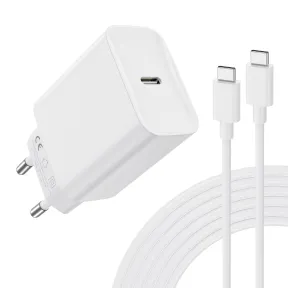 Cargador Rápido USB C 30W con Cable de 2M