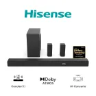 Sonido envolvente 5.1 de barra Hisense