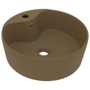 Lavabo de cerámica mate de lujo, 36 × 13 cm, varios colores