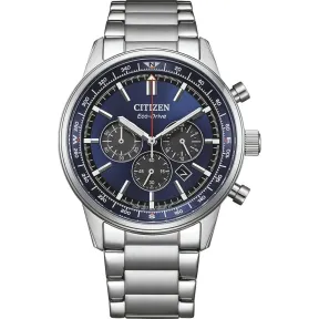 Reloj de esfera azul profundo con tecnología solar Citizen