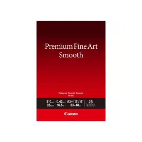 Canon Premium Fine Art Smooth FA-SM2 A3+ 25 hojas blancas