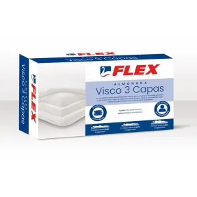 Visco Almohada Flex de 3 Capas