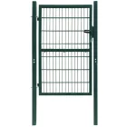 Puerta de Jardín vidaXL 106 × 170 cm, Cancela Verde y Gris
