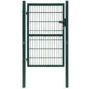 Puerta de Jardín vidaXL 106 × 170 cm, Cancela Verde y Gris