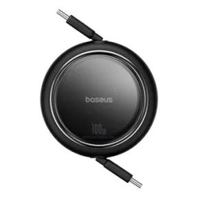 Cable USB-C retráctil Baseus Free2Draw Mini 100W 1m Negro
