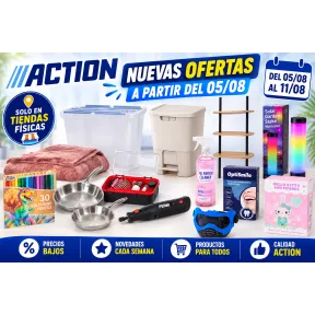 Novedades de Action (05 al 11 de agosto): sartenes, herramientas y más