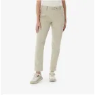 Pantalón Quechua NH500 Beige Mujer Trekking Algodón