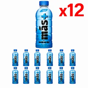 Pack de Bebida de Hidratación MÁS+ BY MESSI 12 x 500 ml