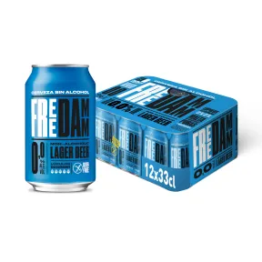 Cerveza sin Alcohol Damm 0,0 - 12 latas de 33cl