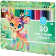 Grafix 30 unidades de lápices de colores en caja metálica