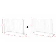 2 porterías METAL Sun & Sport 180x120 cm a 26,24 €
