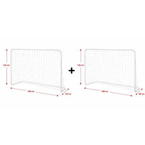 2 porterías METAL Sun & Sport 180x120 cm a 26,24 €