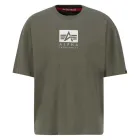 Camiseta para Hombre ALPHA INDUSTRIES Satin Logo S a 3XL