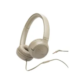 Auriculares JBL Tune 530, Diadema Plegable Beige con Pure Bass