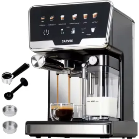 Espresso de 20 bares, doble caldera y espumador 1450W