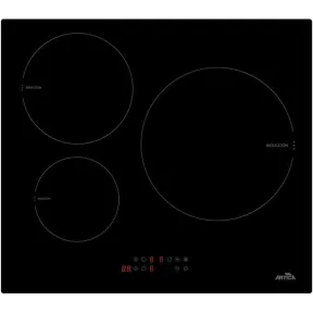 Inducción ARTICA AEI6023 60cm, 3 fuegos, 6.600W
