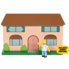 Diorama de la Sala de Estar de Los Simpson con Homer 6 cm