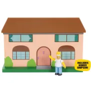 Diorama de la Sala de Estar de Los Simpson con Homer 6 cm