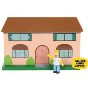 Diorama de la Sala de Estar de Los Simpson con Homer 6 cm