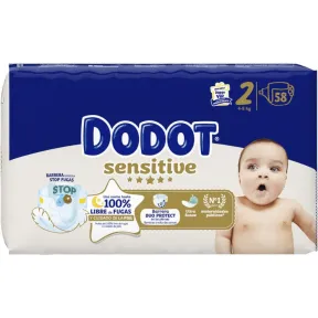 Dodot Sensitive Talla 2 [ 2a al 50% - 0,19 €/Und ]