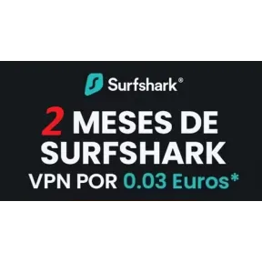 Prueba Global de Surfshark VPN 2 meses por solo 0,03€