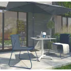 Terraza Naterial Livia: Mesa Origami y 2 sillas Rope