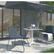 Terraza Naterial Livia: Mesa Origami y 2 sillas Rope