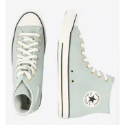Converse CTAS altas de cuero en Verde Claro por 32,45 €