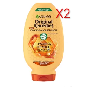 Acondicionador Garnier Reconstituyente con Miel - 250 ml