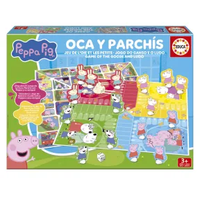 Parchís y Peppa Pig: Oca divertida para niños