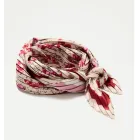 Pañuelo Tintoretto rojo plisado 600 para el cuello