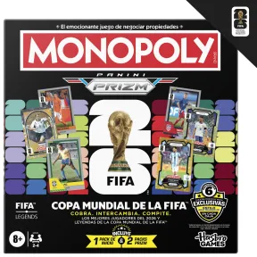 Juego de Mesa Monopoly Panini Prizm: Fútbol y Cartas 2026