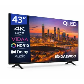 Smart TV QLED 4K UHD Daewoo 43 Pulgadas 43VB56QV