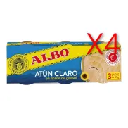 Atún Claro en Aceite de Girasol - Pack 3 Latas 65g