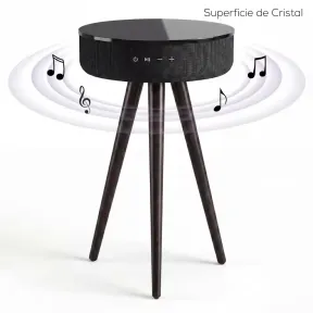 Mesa auxiliar Bluetooth con altavoz 30W y carga 2200mAh