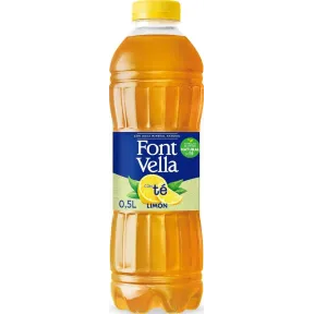 Agua mineral FONT VELLA con extracto de té limón 0,5L