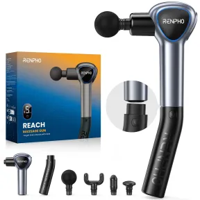 Pistola de masaje extendida Reach con mango ajustable