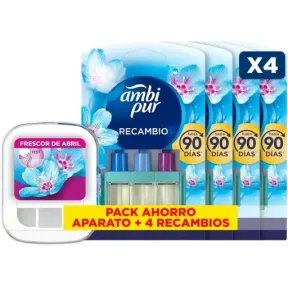 Recambios Frescor de Abril Ambi Pur 3Volution + 4x80ml