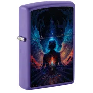ZIPPO Angel Purple Matte: Mechero Original Elegante