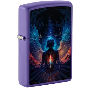 ZIPPO Angel Purple Matte: Mechero Original Elegante