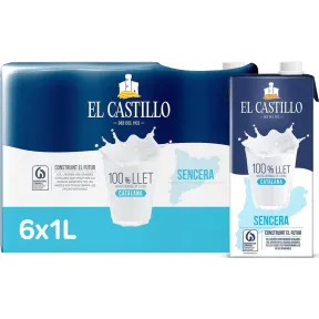 Leche Entera Rica en Calcio - Pack 6x1L Sin Gluten