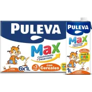 Leche de Crecimiento con Cereales Puleva Max - Pack 6 x 1Lt