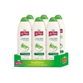 Pack de Ducha Aloe Vera La Toja 6 x 600 ml Total 3,60 L