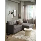 Sofá chaise longue TEGLHUSE gris con cama integrada