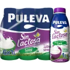 Leche Semidesnatada Puleva Sin Lactosa, Pack 6 x 1 L