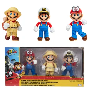 Multipack de Figuras Mario 10 cm - Super Mario Odyssey